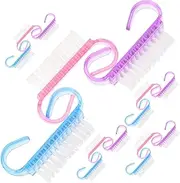 Healeved 21pcs Nail Cleaning Brush Set Professional Manicure Dust Tool Handle for Nail Art