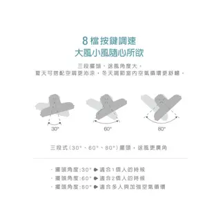 AIRMATE 艾美特 FD3015M 12吋 DC負離子桌扇 台灣公司貨【聊聊再折】