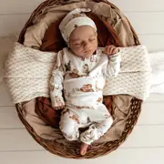 Snuggle Hunny Bears Organic Growsuit