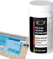 Pool Test Strips | Quick & Super Accurate Swimming Pool Test Kit,Household Water Tester for Well Water, Tap Water, Swimming Pools, and