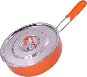 Folding Handle Aluminum Alloy Non-Stick Frying Pan for Home Camping Picnic