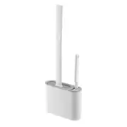 2in1 Bathroom Toilet Brush Holder Cleaning Brush Set