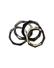 Tribe & Glory Geometric Bangle Bracelets MSRP $65