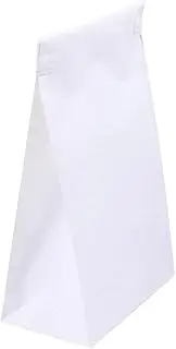 ULTECHNOVO 25pcs Barf Bags Sickness Vomit Bags 24.5x12.5x8cm White Laminated Paper Travel Disposable