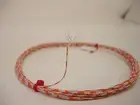 25 feet 26 AWG Silver plated Kapton PTFE White Orange 19 strand SPC