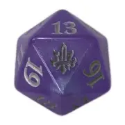 MTG Throne of Eldraine Fat Pack Gift Bundle Oversized D20 Spin Down Dice Unused
