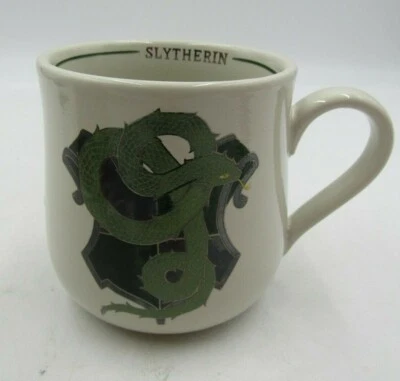 Pottery Barn HARRY POTTER Hogwarts Houses Slytherin Stoneware Coffee Mug #B273