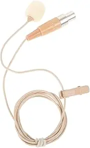 Parliky Microphone for Interviews and Lectures Portable Clip Mic Pin Connector for Versatile Use