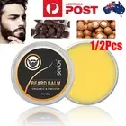1/2x 30g Organic Natural Beard Balm Leave-in Conditioner Beard & Moustache Wax