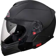 SMK Hybrid, modular helmet , color: Matt Black , size: M