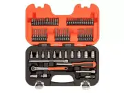 Bahco SL65 1/4in Drive Slim Socket Set, 65 Piece BAHSL65