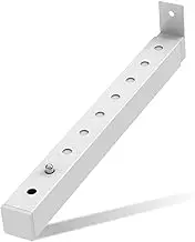 Window Security Bar - Metal Sliding Door Lock Bar Adjustable Window Stopper High Security Sliding Door Safety Rail for Home (A)