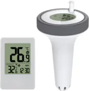 Pool Thermometer Wireless, Digital Swimming Pool Thermometer Floating ，Digita...