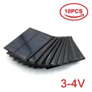 10Pcs Mini Solar Panel Portable Polycrystalline Silicon Battery Charger 60-250mA