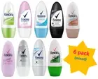 BUNDLE - Women's Rexona Deo Roll On 50ml - Mix, 6 pack (select any scent)
