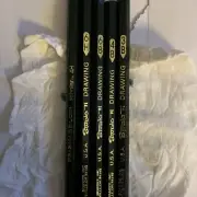 Studio 71 (3B, 4B, 6B, 6H) & PRISMACOLOR (4H) Drawing Pencils