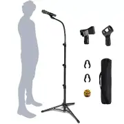 Mic Stand Boom Microphone Stands Tripod Gooseneck mic arm stand Height Adjust...