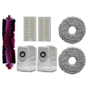 Replacement Parts for V12 V10 Robot Vacuum Cleaner Accessories Main Brush Mop Cloth HEPA Filter Dust Bag