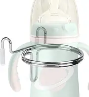 Shopping Cart Cup Holder, Portable Holding Bottle, Double Ring Design, Multifunctional Storage Stand, Drinking Accessory, Ideal for Coffee Mugs, Baby Bottles, Cart Use