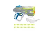 NERF Hyper Rush-40 Pump Action Blaster 30 Hyper Rounds with Eyewear Gun Toy Fire