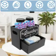 Dryer Sheet Container Large Capacity Laundry Sheet Dispenser with 2 lefNH