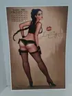 Nathan Szerdy SIGNED Lara Croft Tomb Raider Art Calendar Print Pin-Up