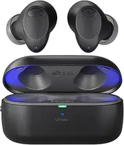 LG Tone Free T90S in-Ear Bluetooth Headphones with Dolby Atmos Sound, Meridian Technology, ANC (Active Noise Cancellation) & UVnano+, Black