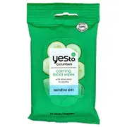 Yes To, Calming Facial Wipes, Sensitive Skin, Cucumbers , 10 Wipes