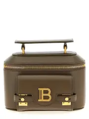 [Balmain] Balmain-B-Buzz Vanity Borse A Mano Verde-Donna OS