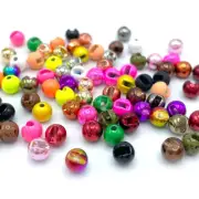 SLOTTED TUNGSTEN BEADS - Hareline Fly Tying Nymph Streamer Jigs - 27 Colors NEW!