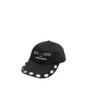 hollow hat One size black