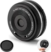 VILTROX 28mm F4.5 FE, 28mm f/4.5 Pancake Full Frame Lens for Sony E Mount, Auto Focus Wide Angle Lens for Sony E-Mount Cameras A7II A7SIII A7II A7RIII A7IV A7RIV A9 A1 FX3 A7RV ZVE1 A7CR A7CII A93
