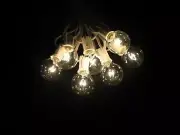 25 Foot Globe Patio String Lights - Set of 25 G40 Clear Bulbs with White Cord …