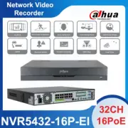 Dahua NVR5432-16P-EI 32CH 16PoE WizSense 4SATA NVR 32MP Network Video Recorder