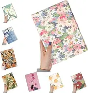 Case for iPad 10.2-Inch 9th/8th/7th Generation (2021/2020/2019) & iPad Air 10.5" 2019/ iPad Pro 10.5 - Flower Pattern Cute Slim Leather Folio Stand Cover with Pencil Holder, Auto Wake/Sleep(iPad9/8/7/Air3/Pro10.5, Color D)