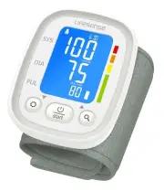 Backlight Digital Electronic Blood Pressure Monitor Wrist Dual User Free Postage
