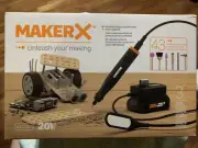 WORX 20V Makerx Rotary Tool And Light Kit