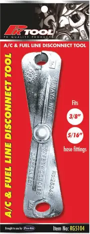 PKTool RG5104 - A/C & Fuel Line Disconnect Tool