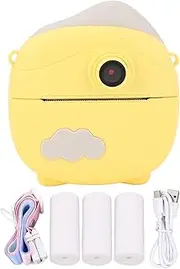 Kids Camera Instant Print, Kids Digital Camera Instant Print with Print Paper, 12MP Multiple Zoom 2 Inch HD IPS Screen Thermal Printing Digital Selfie Camera (32GB)