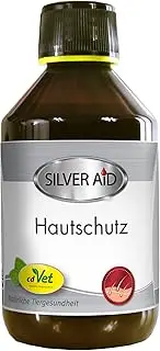 cdVet Naturprodukte SilverAid Skin Protection 250 ml - Dog & Cat & Horse - Natural Skin, hoof and Coat Care - Skin Compatibility - Long-Term Protection - Special Silver Processing - Valuable Oils -