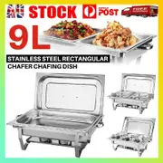 9L 304 Insulated Food Warmer Bain Marie Food Warmer Buffet Warmer Chafing Dish