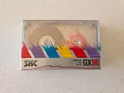 SKC GX 90 Type I Blank Audio Cassette Tape - One in NEW SEALED Case