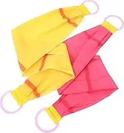 SOESFOUFU 2pcs Body Exfoliating Cloth Back Scrubber Towels Towels for Skin Cleaning for Back Neck and Shoulders Lightweight and Portable Bathing Essential