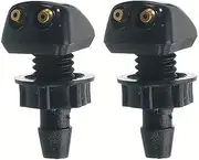 Wiper Nozzle Car Windshield Wiper Washer Nozzle Car Dual Hole Windshield Washer Nozzle 2 Pieces