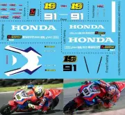 1/12 Decals for CBR 1000 RR-R 2020 Bautista Haslam TBD415