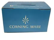 VINTAGE 1960-61 CORNING WARE P-11-S Saucepan Set w/Handle & Cradle - ☆NEW☆