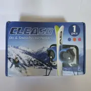 CLEASOMulti-Purpose Wall Mount Rack for Snowboard Ski Skateboard Space Saver
