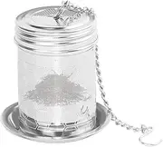 Tea Strainers for Loose Tea | 304 Stainless Steel Ultra-Fine Mesh Tea Steeper with Hook Chain,Tea Diffuser, Tea Accessories for Black Tea, Green Tea, Soups, Sauces, Broths, Stews