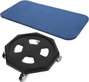 Abaodam Abdominal Training Sliders with Knee Cushion Non Slip Fitness Equipment for All Levels Compact Exercise Disc for Core Workouts and Resistance Band Compatibility Random Color