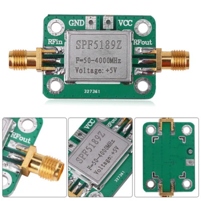 LNA 50-4000 MHz RF Low Noise Amplifier Signal Receiver SPF5189 NF = 0.6dB New